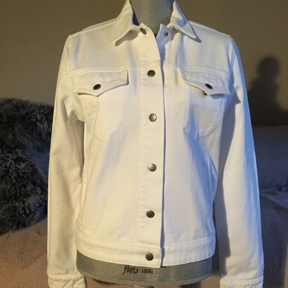 Rag and Bone Women's White Nico Denim Jacket Size S NWT - Picture 2 of 10